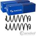 2X SACHS FAHRWERKSFEDERN HINTEN PASSEND FÜR SEAT AROSA VW LUPO LINKS+RECHTS
