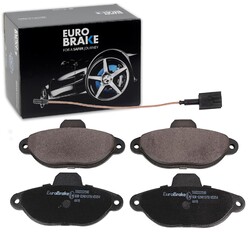 EUROBRAKE BREMSBELÄGE SATZ VORDERACHSE PASSEND FÜR FORD KA BREMSEN | 5502222590