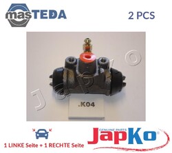 67K04 RADBREMSZYLINDER TROMMELBREMSE HINTEN JAPKO 2PCS FÜR MAZDA 121 I,121 III