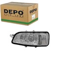 DEPO AUßENSPIEGEL-BLINKER LINKS WEIß passend für VOLVO C30 C70 S40 S60 S80 V40 V