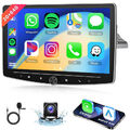 1DIN 10.1 Zoll Android 13.0 Autoradio mit Apple Carplay GPS DSP BT WIFI + Kamera