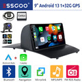 Carplay Android 13 Autoradio GPS Navi RDS WIFI 32G KAM Für Ford Fiesta 2008-2016