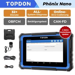 TOPDON Phoenix Nano-E Pro KFZ OBD2 Diagnosegerät Scanner ECU-Codierung WIFI DOIP