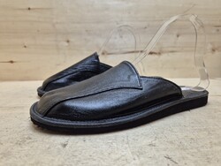 WOJCIAK HERREN HAUSSCHUHE PANTOLETTEN SLIPPER GR:42 UK:8 SCHWARZ
