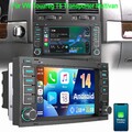 Android 14 Auto 2+32G Carplay Autoradio GPS NAVI BT für VW Touareg T5 Multivan V