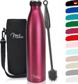 Milu Edelstahl Trinkflasche 350ml 500ml 750ml 1L 1,5L Thermosflasche, Isolierte