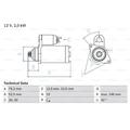 BOSCH Anlasser Starter 2kW für VW Golf IV New Beetle Audi A2 A3 0 986 017 460