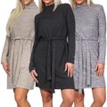 Vero Moda Damen Strickkleid Kleid Damenkleid Winterkleid Langarmkleid VMBella