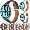 Magnet Leder Armband für Garmin Vivoactive 5 4 3/Move Trend/Venu 2 Plus/SQ Music