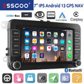 Für VW Touran GOLF 5 6 Caddy DAB+ Carplay Android 13 Autoradio GPS Navi WIFI RDS