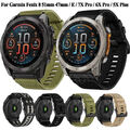 Quick Fit Nylon Armband Für Garmin Fenix 8 E 7X 6 Pro 5X Plus Enduro 3HR 47/51mm