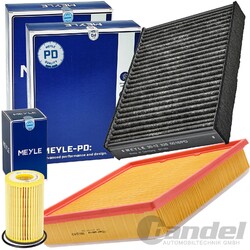 MEYLE FILTERSET INSPEKTIONSPAKET für OPEL ADAM M13 1.2+1.4+LPG+S 69-150 PS