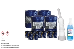 40L MANNOL Motoröl Energy Formula PD 5W-40 inkl. Additiv Auslaufschlauch