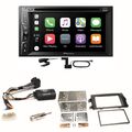 Pioneer AVH-Z3200DAB Carplay Bluetooth Einbauset für Suzuki SX4 Fiat Sedici