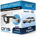 Für VW Tiguan 09.2007-04.2016 ORIS Anhängerkupplung starr + 7polig E-Satz neu