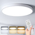 ULTRASLIM LED DECKENLAMPE DECKENLEUCHTE DIMMBAR MIT FB WOHNZIMMER LAMPEN 24W/48W