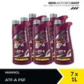 Mannol ATF-A PSF Automatik Getriebeöl Hydrauliköl Servoöl 7x1 Liter = 7 Liter