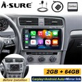10.1"  64G Android 14 Autoradio CarPlay GPS Navi für VW Golf 7 VII MK7 2012-2017