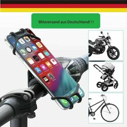 Handyhalterung Fahrrad Handy Halterung Silikon Motorrad Halter Lenker Smartphone
