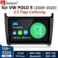 9” Android 14 Autoradio Carplay Für VW Polo 6R 6C 9N 2008-2020 GPS NAVI WiFi DSP