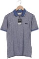 Bugatti Poloshirt Herren Polohemd Shirt Polokragen Gr. L Baumwolle Blau #vvjg2jx