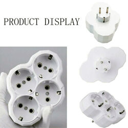 Reiseadapter DE auf USA UK GB England 3pin Steckdose Reisestecker Adapter Strom