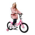 16 Zoll Jungen Mädchen Fahrrad ab 4-8 Jahre Kinder fahrräder Rosa Kinderfahrrad
