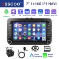 MIK KAM 7" Autoradio Android 13 Carplay BT RDS für VW GOLF 5 6 Passat Touran EOS