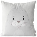 VOID Kissenbezug Seehund Tierkinder Cartoon Tiere Kinder Kinderzimmer