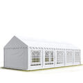 4x10m PVC Partyzelt Bierzelt Zelt Gartenzelt Festzelt Pavillon weiß NEU