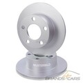 ATEC 2x BREMSSCHEIBE VORNE FÜR DACIA LOGAN SANDERO RENAULT TWINGO SMART FORTWO