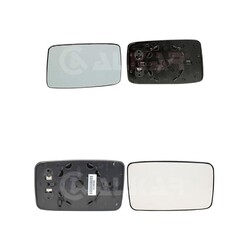 2X ALKAR SPIEGELGLAS BEHEIZBAR LINKS+RECHTS passend für SEAT IBIZA VW GOLF VENTO