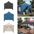 WOLTU Pavillon Gartenpavillon Faltpavillon wasserfest 4 Seitenwänden UV-Schutz