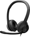 Logitech H390 Kopfhörer Headset mit Mikrofon Stereo USB Kabelgebunden Schwarz