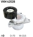 SKF Spannrolle, Keilrippenriemen VKM 62028 passend für NISSAN