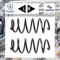 2x ORIGINAL® Sachs 993 744 Fahrwerksfeder Vorne passend für Volvo Xc60