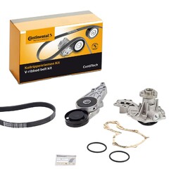 CONTI KEILRIPPENRIEMENSATZ + WASSERPUMPE passend für AUDI A4 A6 CABRIOLET VW