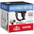 Für Kia Stonic ab 17 Hook Anhängerkupplung vert. abnehmbar mit 13pol spezifisch