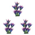 3 Pack Künstliche Wasserpflanzen Gefälschte Für Aquarium Dekoratives Wassergras