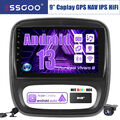 DAB+ Carplay Autoradio Android 13 2+32G GPS NAVIGATOIN KAM MIK Für Opel Vivaro B
