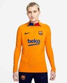 Nike FC BARCELONA STRIKE ELITE SWEATSHIRT ORANGE DAMEN Größe L DH7728-837