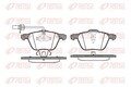 REMSA Bremsbelagsatz, Scheibenbremse 0836.02 für VW FORD SEAT