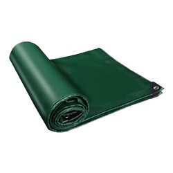 LKW Abdeckplane 450g/m² mit Ösen Wasserdicht PVC Stark Schutzplane Gewebeplane