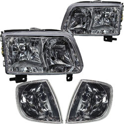 Scheinwerfer + Blinker Set für VW Polo 6N2 Bj. 10.99-10.01 H7+H1 für elektr. LWR