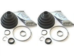 2 x Abdeckung der Antriebswelle LÖBRO für AUDI, SKODA, VW A4 B5, A6 C5, A8 D2