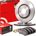 BREMBO Bremsenset Vorne Bremsscheiben Beläge für OPEL Corsa F Crossland X (P17)