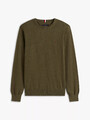 Tommy Hilfiger Herren Pullover Rundhals Pulli oliv Größe M - XXXL