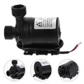  2 Stück DC 12 V bürstenlose Tauchwasserpumpe 800 l/h 5 m für