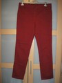 Damen Jeans Hose, Gr. 48 geschätzt, Rot/Grau, Baumwolle/Elasthan, "Toni Relaxed"