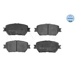 1x ORIGINAL® Meyle 025 239 2817 Bremsbelagsatz, Scheibenbremse Vorne, exkl.